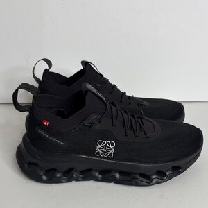 Loewe x On Running Cloudtilt Sneakers Womens 6 All Black Knit Running Shoes